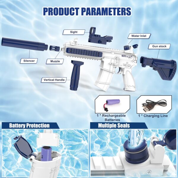 Electric M4A1 Water Blaster for Kids Adults - Image 7