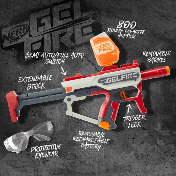 Nerf Pro Gelfire Mythic Full Auto Blaster - Image 6