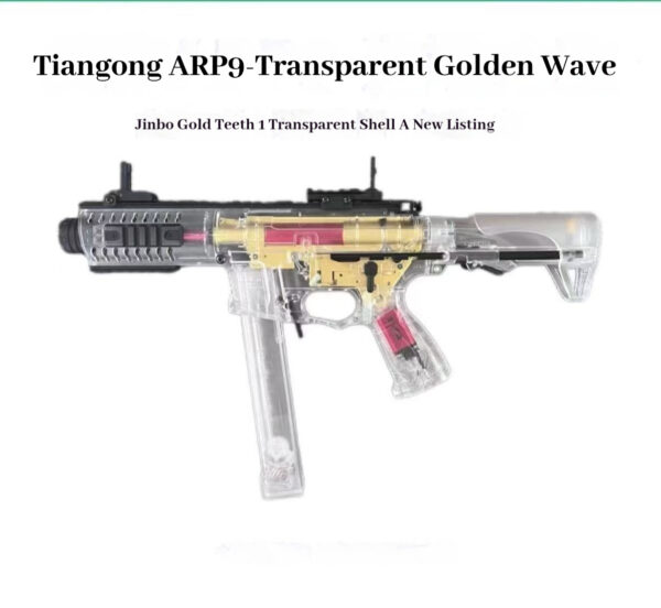 ARP9 Gel Blaster Transparent-Gold Version - Image 2