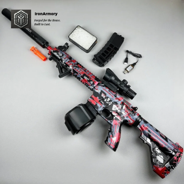 Exquisite Graffiti M416 Gel Blasters 25M Shoot Range With 2 Mags - Image 3
