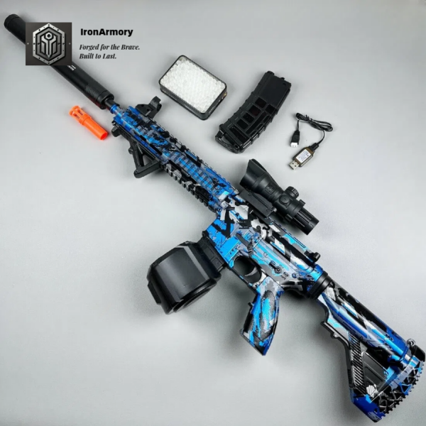 Exquisite Graffiti M416 Gel Blasters 25M Shoot Range With 2 Mags - Image 4
