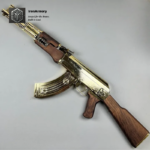 Golden AK47 Gel Blaster Toygun