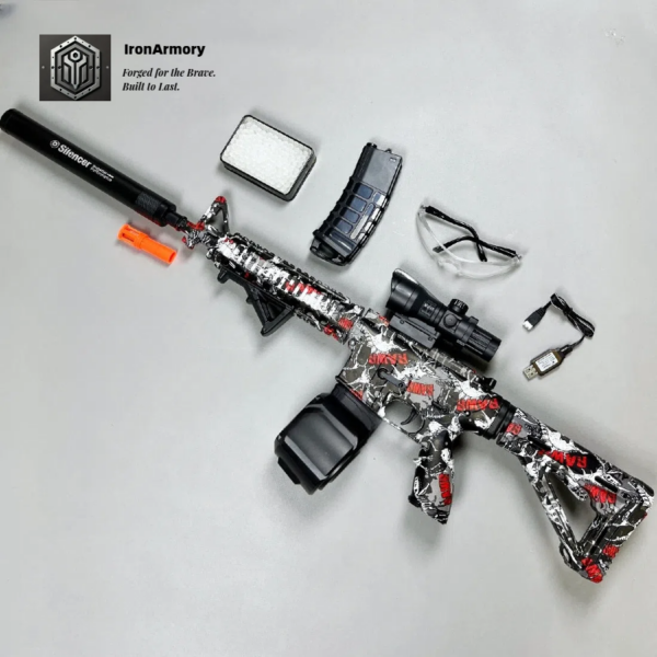 Exquisite Graffiti M416 Gel Blasters 25M Shoot Range With 2 Mags - Image 19